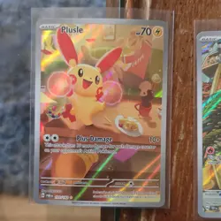 Pokemon Illustration Rares lot - Plusle Litten Deerling Minccino - 4 Cards 2024 - Image 2