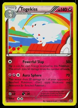 Pokemon Card Roaring Skies Togekiss 45/108 Rare - Image 1