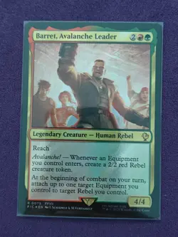 Barret, Avalanche Leader (Surge Foil) #79 (NM) Final Fantasy FIC Magic MTG - Image 1