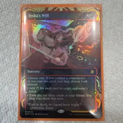 Jeska's Will 44 M FOIL Secrets Of Strixhaven Mystical Archives NM - Image 1
