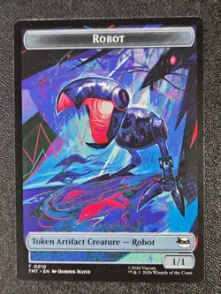 ROBOT // MUTAGEN DOUBLE SIDED TOKEN T TEENAGE MUTANT NINJA TURTLES 10 // 9 NM - Image 2