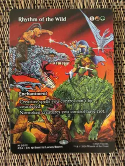 Rhythm of the Wild (Borderless) M TMNT Source Material 12 NM - Image 1