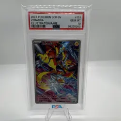 Pokemon 2024 Zeraora Illustration Rare Holo Sv07 Stellar Crown 151/142 PSA 10 - Image 1