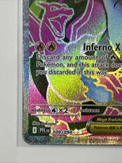 Pack Fresh Mega Charizard X EX - Phantasmal Flames 109/094 Pokemon TCG Full art - Image 4