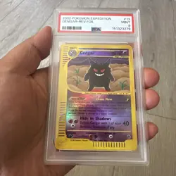 2002 POKEMON EXPEDITION #48 GENGAR-REVERSE FOIL PSA 9 *low pop* - Image 1