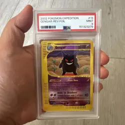 2002 POKEMON EXPEDITION #48 GENGAR-REVERSE FOIL PSA 9 *low pop* - Image 2