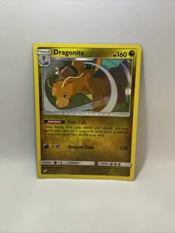 Dragonite Cosmos Holo 119/181 Exclusive Team Up Promo Pokemon Card NM - Image 1