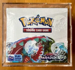 2023 Pokemon TCG Scarlet & Violet Paradox Rift Booster Box 36 Packs With Acrylic - Image 1