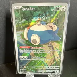 Pokemon Snorlax Promo 051 Sv: Scarlet & Violet Basic 150 HP Thudding Press Holo - Image 1