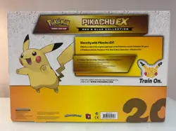 Pokemon Pikachu EX Red & Blue Collection Box, Factory Sealed - Image 2