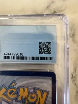 CGC Graded MINT 9 2021 Pokemon Mew V 250/264 Fusion Strike Full Art PSA - Image 5