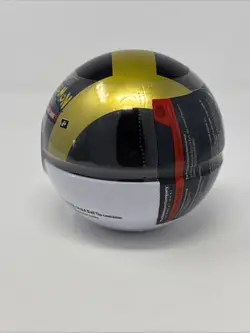 New Sealed Pokemon TCG Poke Ball Black/Gold Tin with 3 Booster Packs & 1 Coin - Image 2