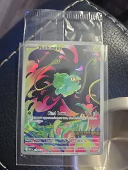 Sealed Bulbasaur Pokemon Mega Evolution Stmped Promo 133/132. - Image 1