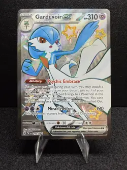 Pokemon Gardevoir ex 217/091 SV: Paldean Fates Shiny Ultra Rare EX 310 HP Holo - Image 1