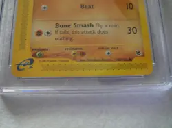 Cubone Expedition E-Reader 103/165 Pokemon Non Holo (WORLD RECORD HOLDER) CGC AU - Image 3