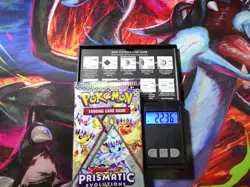VERY HEAVY! GOD PACKUU SIRUU 22.36g Prismatic Evolutions Pokemon Booster - Image 1