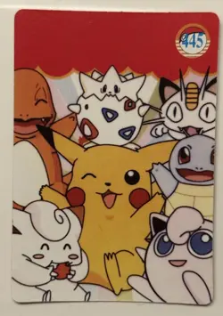 Pokemon Pocket Monsters Vending Prism Holo Vintage Sticker #445 #447 - Image 2