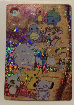 Pokemon Pocket Monsters Vending Prism Holo Vintage Sticker #445 #447 - Image 3