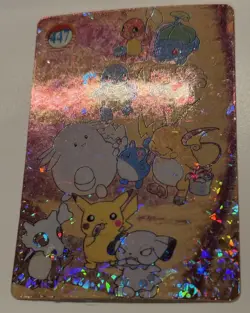 Pokemon Pocket Monsters Vending Prism Holo Vintage Sticker #445 #447 - Image 5