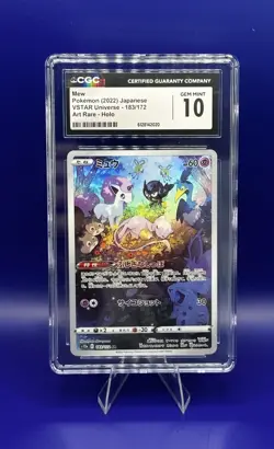 Pokemon Mew 183/172 S12a Vstar Universe Art Rare Holo Japanese CGC 10 - Image 1