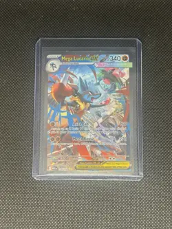 Pokemon Mega Evolution Mega Lucario EX 179/132 LP+ - Image 1