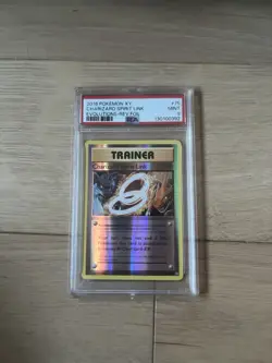 2016 Pokemon XY Evolutions Charizard Spirit Link #75 Reverse Holo PSA - Image 1