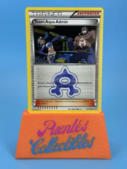 Pokemon TCG Team Aqua Admin 25/34 Double Crisis NM - Image 1