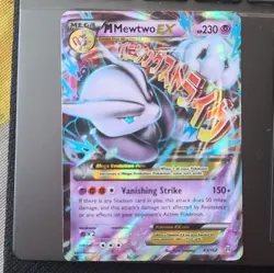 Pokemon M Mewtwo EX 63/162 BREAKthrough Ultra Rare Holo Full Art Mega 230 HP - Image 1