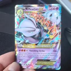 Pokemon M Mewtwo EX 63/162 BREAKthrough Ultra Rare Holo Full Art Mega 230 HP - Image 2