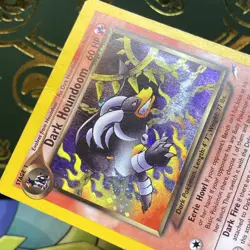 Dark Houndoom 7/105 Holo Rare (2002) Neo Destiny Pokemon SWIRL MP - Image 4