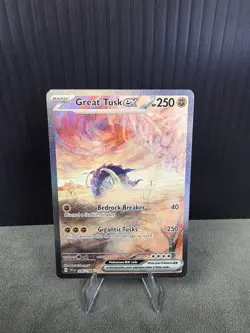 Pokemon TCG Great Tusk ex 246/198 Sv01: Scarlet & Violet Base Set Holo SIR - Image 1