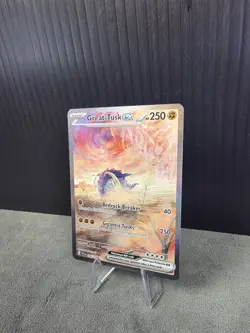 Pokemon TCG Great Tusk ex 246/198 Sv01: Scarlet & Violet Base Set Holo SIR - Image 2
