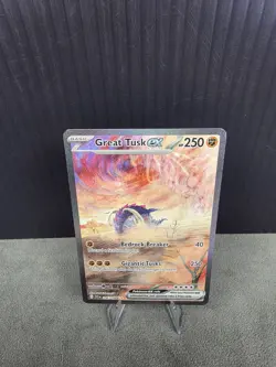Pokemon TCG Great Tusk ex 246/198 Sv01: Scarlet & Violet Base Set Holo SIR - Image 4