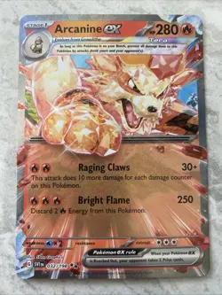 Pokemon TCG - Arcanine ex - Scarlet & Violet Base Set - Double Rare - 032/198 - Image 1