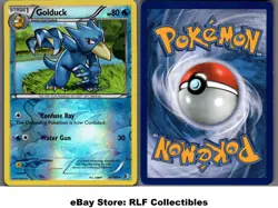 2012 Pokemon, B&W Boundaries Crossed, #34/149 Golduck, Reverse Holo Uncommon - Image 1