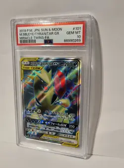 PSA 10 Pokemon Japanese Miracle Twins Mega Sableye Tyranitar GX 101/094 Full Art - Image 2