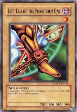 Left Leg of the Forbidden One Common Unlimited 2008 Dark Legends DLG1-EN019 NM - Image 1