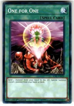 Yu Gi Oh One for One - SDPL-EN029 - Common - 1st Edition NM - Image 1