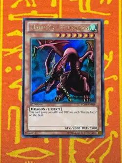 YUGIOH HARPIE'S PET DRAGON ULTRA RARE 1ST EDITION EXCELLENT LCJW-EN086 - Image 1