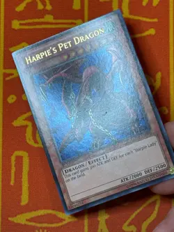 YUGIOH HARPIE'S PET DRAGON ULTRA RARE 1ST EDITION EXCELLENT LCJW-EN086 - Image 3