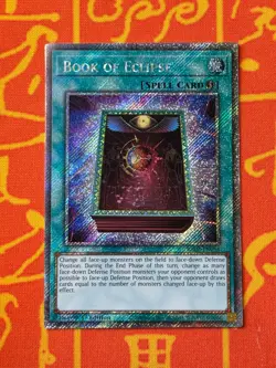 YUGIOH BOOK OF ECLIPSE PLATINUM SECRET RARE NM RA02-EN054 - Image 1