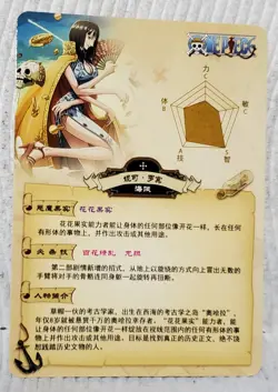 One Piece Nico Robin "WANTED" Chinese SSR Card # OP-5M01-035 - Image 2