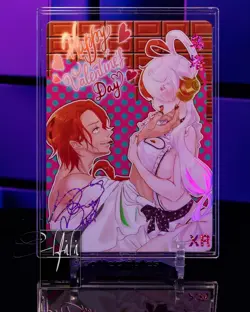 Uta - One Piece DreamGoddess XR Purple Foil Signed Card K1-XR-039 - Image 1