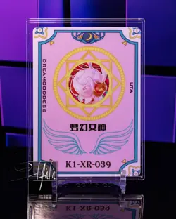 Uta - One Piece DreamGoddess XR Purple Foil Signed Card K1-XR-039 - Image 2