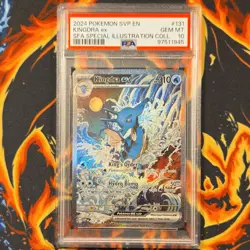 Kingdra ex 131 Sv: Scarlet & Violet Promo Holo Special Illustration PSA 10 - Image 1