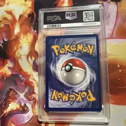 1999 POKEMON FOSSIL 1ST ED #12 MOLTRES-HOLO PSA 8 - Image 2