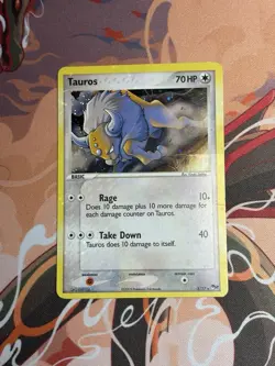 Tauros 5/17 POP 2 Pokemon holo rare card Ex Era 1c Start Auctions! - Image 2