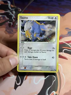 Tauros 5/17 POP 2 Pokemon holo rare card Ex Era 1c Start Auctions! - Image 3