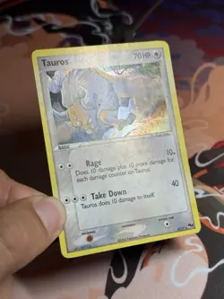 Tauros 5/17 POP 2 Pokemon holo rare card Ex Era 1c Start Auctions! - Image 4