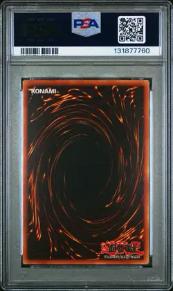 2002 Yu-Gi-Oh! Trap Hole Legend of Blue Eyes LOB Unlimited Super Rare PSA 9 - Image 2